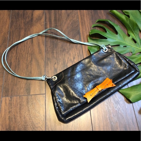 SABINA New York Leather Envelope Clutch Bag - Picture 3 of 9